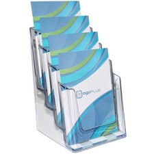 4-Etagen Din A5 Prospekthalter, Prospektständer, Flyer-Aufsteller,Werbung