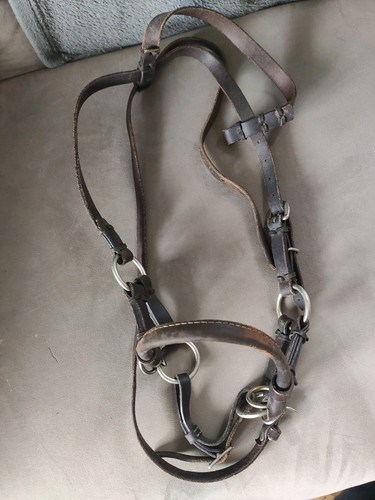 Lederhalfter braun pferd - braun,