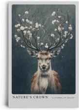 majestätischer Hirsch mit