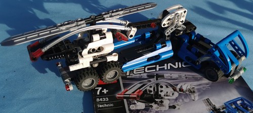 Lego technic heli - technic:, heli-tieflader
