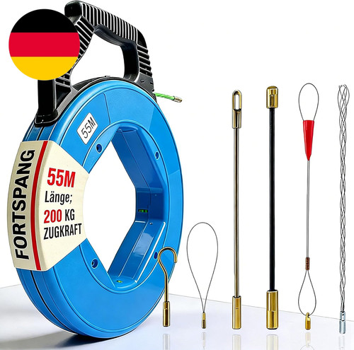 Kabelzug 55m einziehspirale - kabelzug,