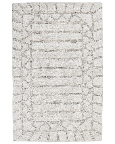 Badematte baumwolle beige - badematte,