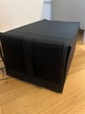 4 Skubb Schuhboxen, schwarz