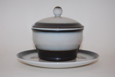 Zuckerdose mit untersetzer - zuckerdose,