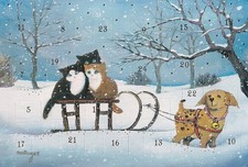 Süße Adventskalenderkarte