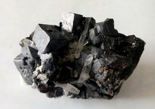 Galenit Bergkristall  Pyrit  Sphalerit  Pasco Huaron Peru  Mineralien Fluorit