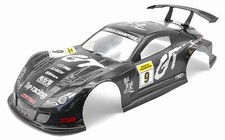 RC CAR KAROSSERIE 1:10 "SUPER GT" DRIFT IN CARBON OPTIK INKL. SPOILER # HX041