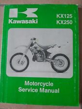 Kawasaki KX 125,KX 250 Bedienungsanleitung auf Englisch 