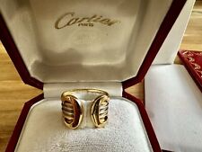 CARTIER RING DOUBLE-C-LOGO TRINITY BAND 18K/750 TRICOLOR Gr. 50