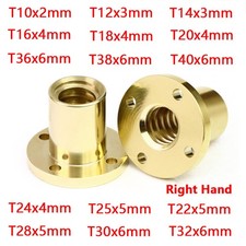 Trapezgewindemutter T8 T10 T12 T14 T16 T18 T20 T22 T24 T30 Spindelmutter Messing