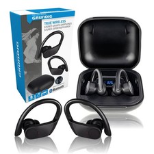 Grundig Wireless Sport In-Ear Kopfhörer Bluetooth Headset Mikrofon Schwarz