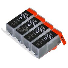4 PGI 520 black für Canon Pixma IP3600 IP4600 IP4600X IP4700 MP540 MP550 MP560