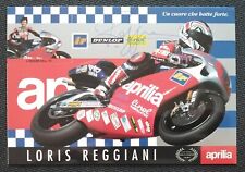 B499 Loris Reggiani ITA Motorrad Autogrammkarte original signiert