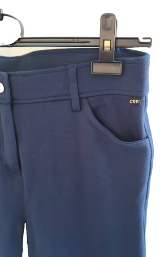 Reithose crw damen blau - reithose,