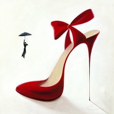 OBSESSION - Inna Panasenko  50x50 Heels Kunstdruck Plakat Bild