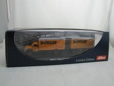 03171 Schuco Magirus-Deutz S 6500 LKW mit Anhänger Dunlop - 1:43