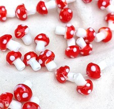 Fliegenpilze pilze lampwork - 25,