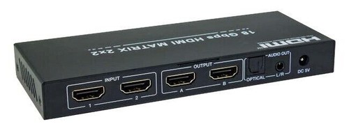 18gbps uhd 2x2 matrix hdmi - 18gbps,