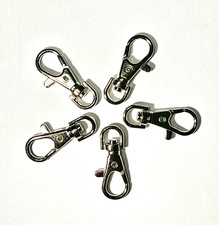 Karabiner Messing platinfarben