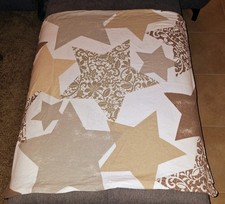 4 tlg. Heine Home Biber Bettwäsche mit Sterne-Motiv, Gr. 135 cm x 200 cm