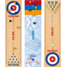 Tabletop Curling Spiel, 3-in-1