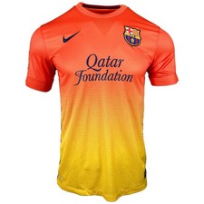 Nike FC Barcelona Trikot Away FCB Fussball Barca Saison 2012/2013 M Gelb Orange
