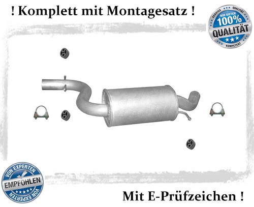 Mittelschalldämpfer für - , vw