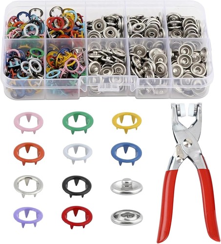 Druckknöpfe set 200 ohne - druckknöpfe,