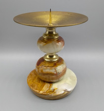 Onyx Marmor Kerzenständer mit