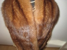 LUXUS ZOBEL PELZ STOLA SCHAL