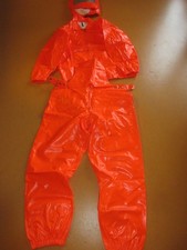 CSA Isopant Schutzanzug Feuerwehr rot orange knatschig fest selten
