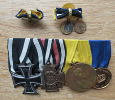 4er Ordensspange + Knopfloch