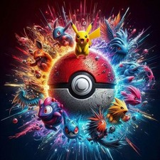 Panel Pokemon 50x50 cm