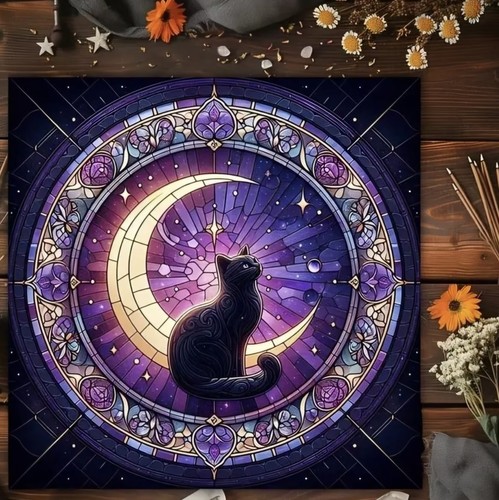 Tarot tischtuch katze - tarot, &