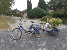 Dreirad für erwachsene elektro gebraucht, E-Bike Dreirad mit Anhänger