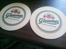 2 Bierdeckel Coaster Beermat Gleumes Altbier allerfeinste Qualität