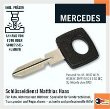 SCHLÜSSEL ROHLING PASSEND FÜR MERCEDES W107 W124 W126 W129 C E S SE SL  [#1518]