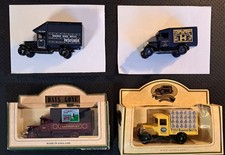 Konvolut 4 superdetaillierte Lieferwagen Lledo ??, Neuzustand, ~30 Jahre alt