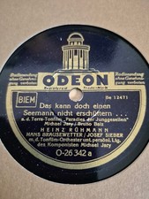 Heinz Rühmann, Das kann doch einen Seemann nicht ersch., 1939, Schellackplatte