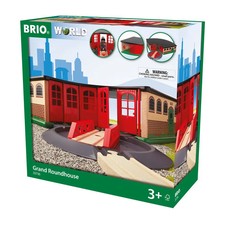 BRIO 63373600 Großer Ringlokschuppen