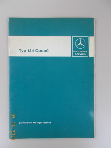 Werkstatthandbuch mercedes - mercedes, w