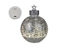 Deko-Kugel Silber- Frosty 29cm