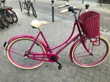 Pinkes Damenfahrrad