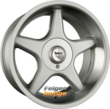 4x BROCK / RC B1 Silber 7,5x16 ET35 5x120 Alufelgen 16 Zoll