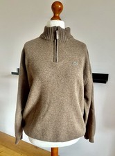 Lacoste Vintage Pullover / Reine Schurwolle - Zipper  *** toller Zustand ***