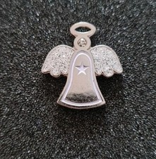 Schutzengel Pin Anstecker Schutz Glitzer verspiegelt