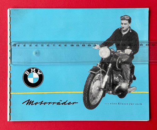 Reklame prospekt bmw mit renn - bmw,