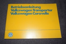 Betriebsanleitung Bedienungsanleitung VW Transporter/Caravelle T3 unbenutzt
