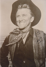KIRK DOUGLAS Original Autogramm signiertes 20x30 Großfoto Top Portrait