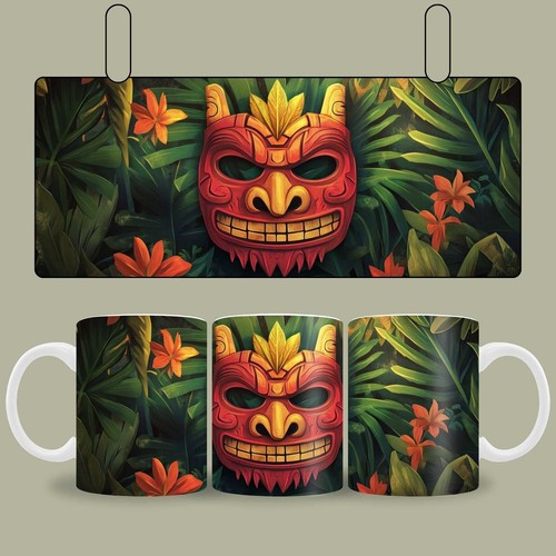 Kaffeetasse tiki maske tasse - tiki,